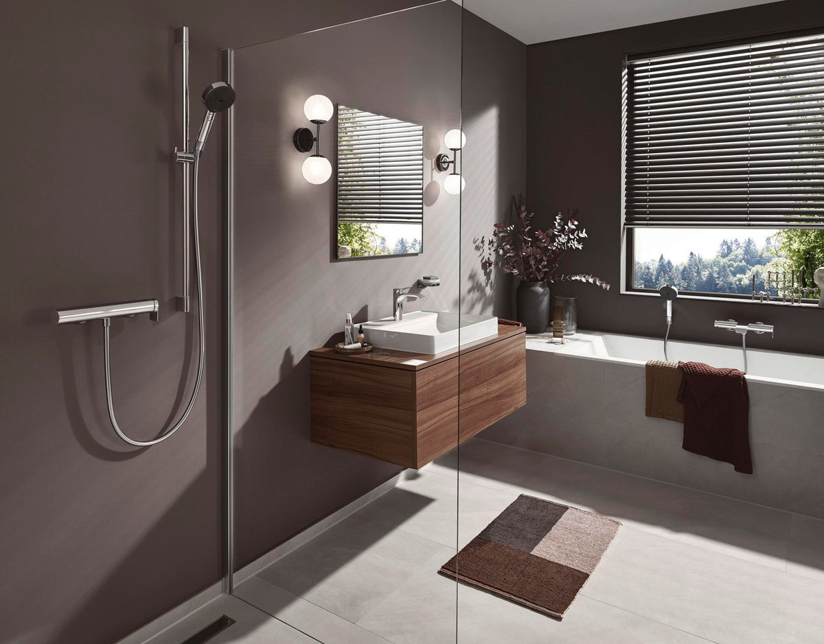Hansgrohe Vivenis Einhebel-Brausemischer Aufputz Chrom – Temperaturbegrenzung & Keramikmischsystem