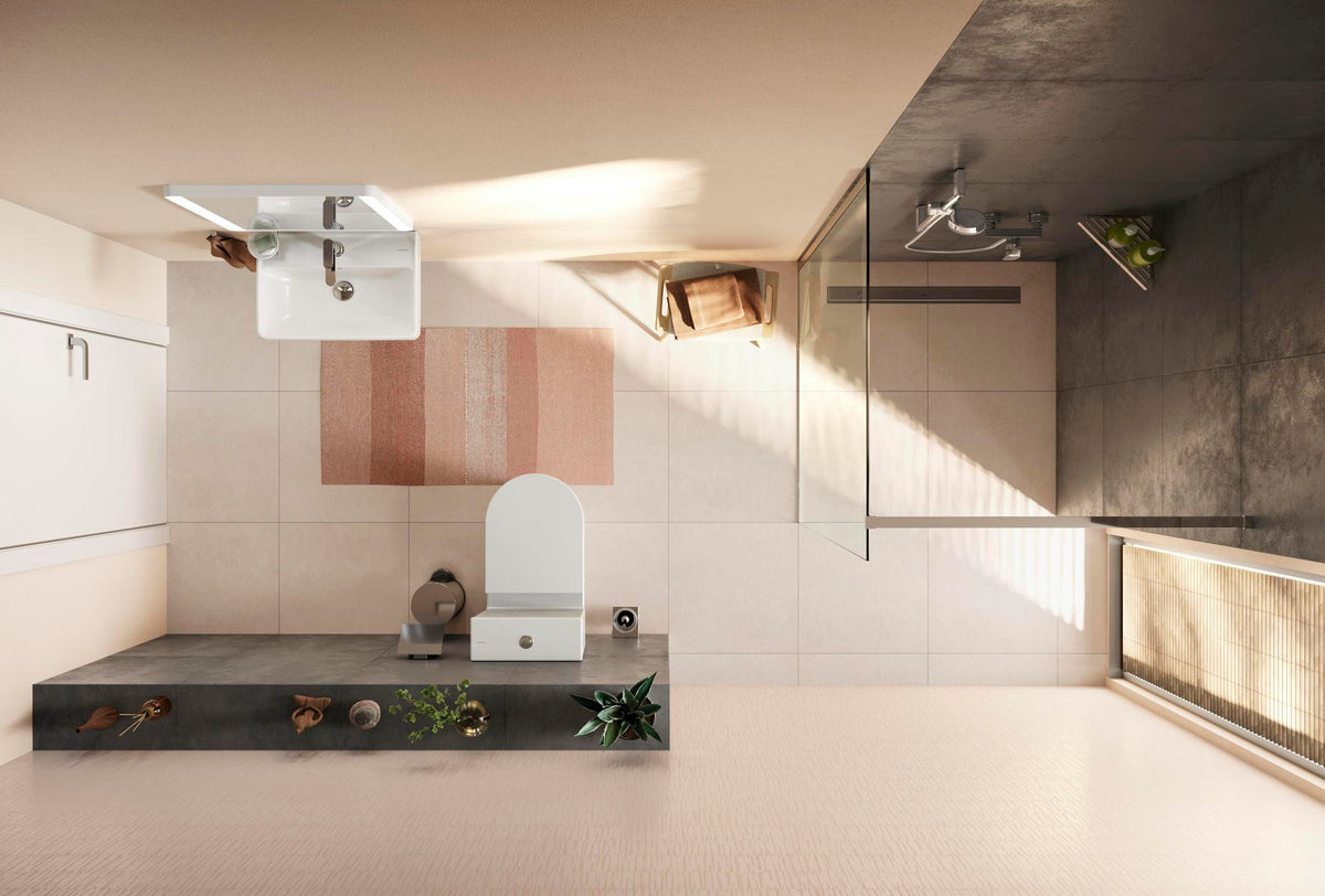 HANSGROHE AddStoris Papierrollenhalter mit Deckel, Chrom, Wandmontage