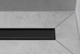 HANSGROHE RainDrain Match Duschrinne 600 mm mattschwarz höhenverstellbar