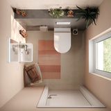 Hansgrohe Xarita Lite Q Spiegel 360 mm mit horizontaler LED-Beleuchtung, mattschwarz