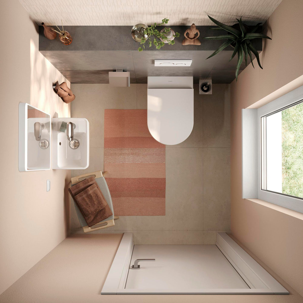 HANSGROHE Vernis Blend 70 Einhebel-Waschtischmischer mit Zugstangen-Ablaufgarnitur, chrom