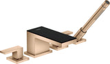 AXOR MYEDITION 4-Loch-Wannenrandarmatur ohne Platte – polished gold optic, thermostatisch