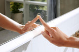 HANSGROHE Xarita E Wandspiegel 1200 mm mattweiß mit LED-Beleuchtung, SmartTouch und AntiFog