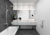 Hansgrohe VERNIS Shape 100 Einhebel-Waschtischmischer mit Zugstangen-Ablaufgarnitur, chrom
