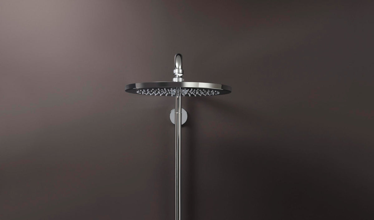 HANSGROHE Showerpipe Croma Select 280 Air mit Thermostat – Chrom, 1 Strahl, 280 mm Kopfbrause
