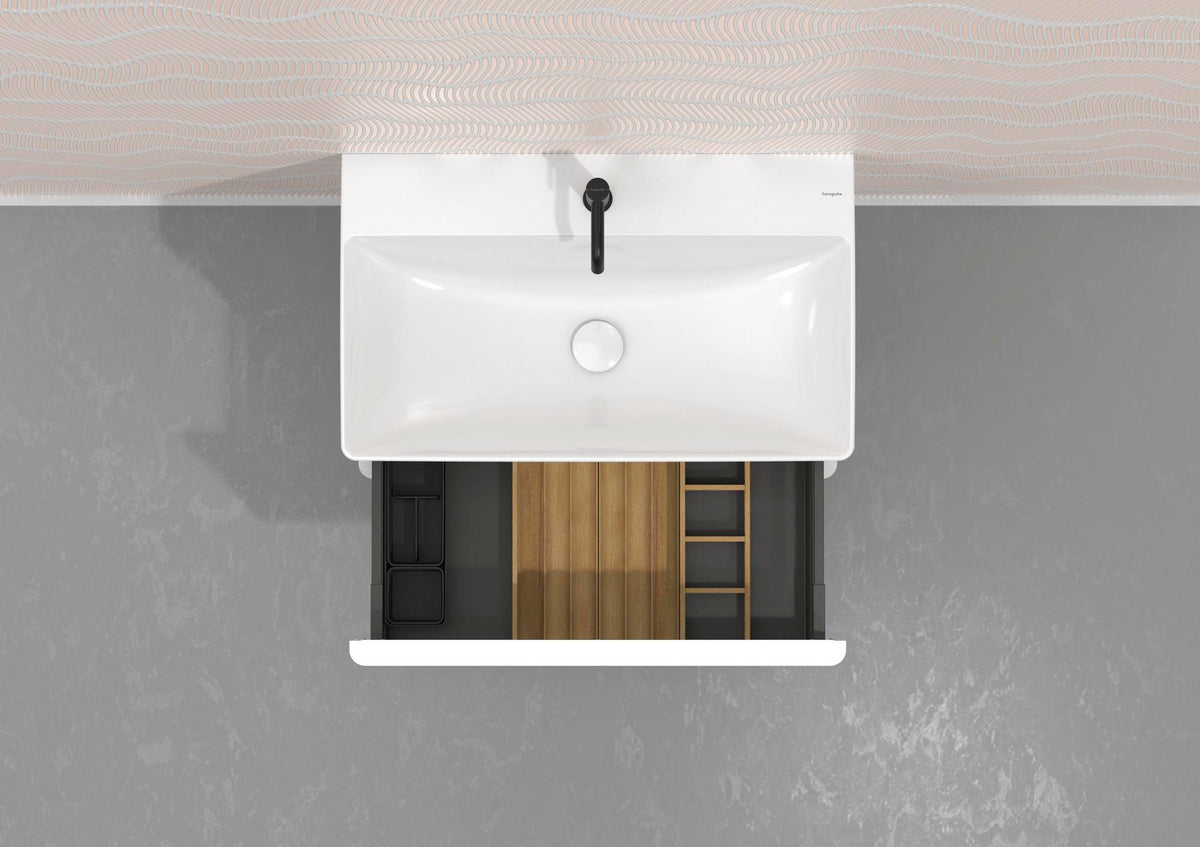 HANSGROHE IntraStoris Schubkasteninneneinteilung Basis Set 100/345 mattschwarz für Xelu & Xevolos