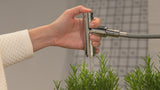 HANSGROHE Metris M71 Einhebel-Küchenmischer DN 15 mit Ausziehbrause, ComfortZone 320, Chrom