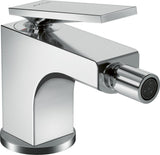 AXOR CITTERIO Einhebel-Bidetmischer mit Zugstangen-Ablaufgarnitur, Chrom – Hansgrohe