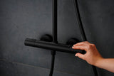 HANSGROHE Showerpipe Pulsify S Puro 1 Jet mit EcoSmart-Thermostat in Chrom