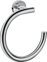 HANSGROHE Handtuchring Logis Universal chrom – Wandmontage, Messing, verdeckte Befestigung