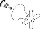 AXOR Kreuzgriff Carlton Quattro Chrom – Warmwasserseite, Ersatzteil