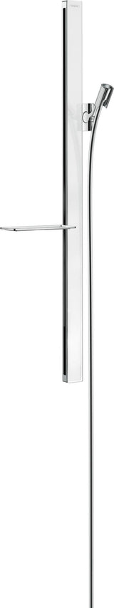 HANSGROHE RAINDANCE Unica E Brausestange 90 cm Chrom mit Handbrausehalterung und Ablage