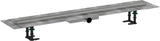 HANSGROHE RainDrain Compact Duschrinne 1200 mm Komplettset – Edelstahl, flache Installation, DN 40
