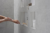 HANSGROHE XtraStoris Minimalistic Wandnische rahmenlos mattschwarz 300x150x100 mm