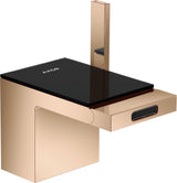 AXOR MyEdition Platte 150 in Leder – Abnehmbare Design-Abdeckung für Waschtischarmaturen