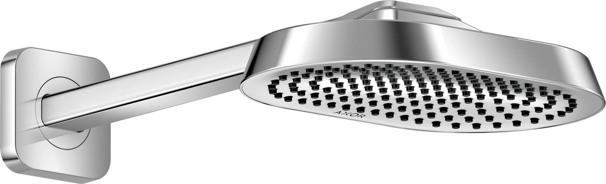 AXOR ShowerSphere 1jet EcoSmart Kopfbrause 250 x 160 mm mit Brausearm – Rain FlexPower