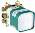 AXOR ShowerSolutions Grundset für Kopfbrause 2-jet mit Brausearm – thermostatisch, quadratisch, schallentkoppelt