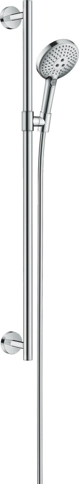 HANSGROHE Raindance Select S 120 Brauseset mit Unica Comfort Stange, 3 Strahlarten, Chrom