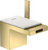 AXOR MyEdition Platte 150 in Leder – Abnehmbare Design-Abdeckung für Waschtischarmaturen