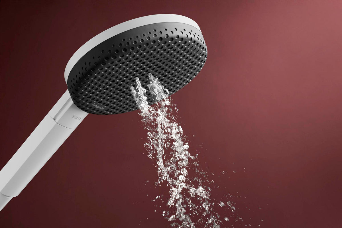 HANSGROHE Raindance Alive Select S Brausehalterset 125 mm 3jet EcoSmart mit Textilschlauch 1600 mm