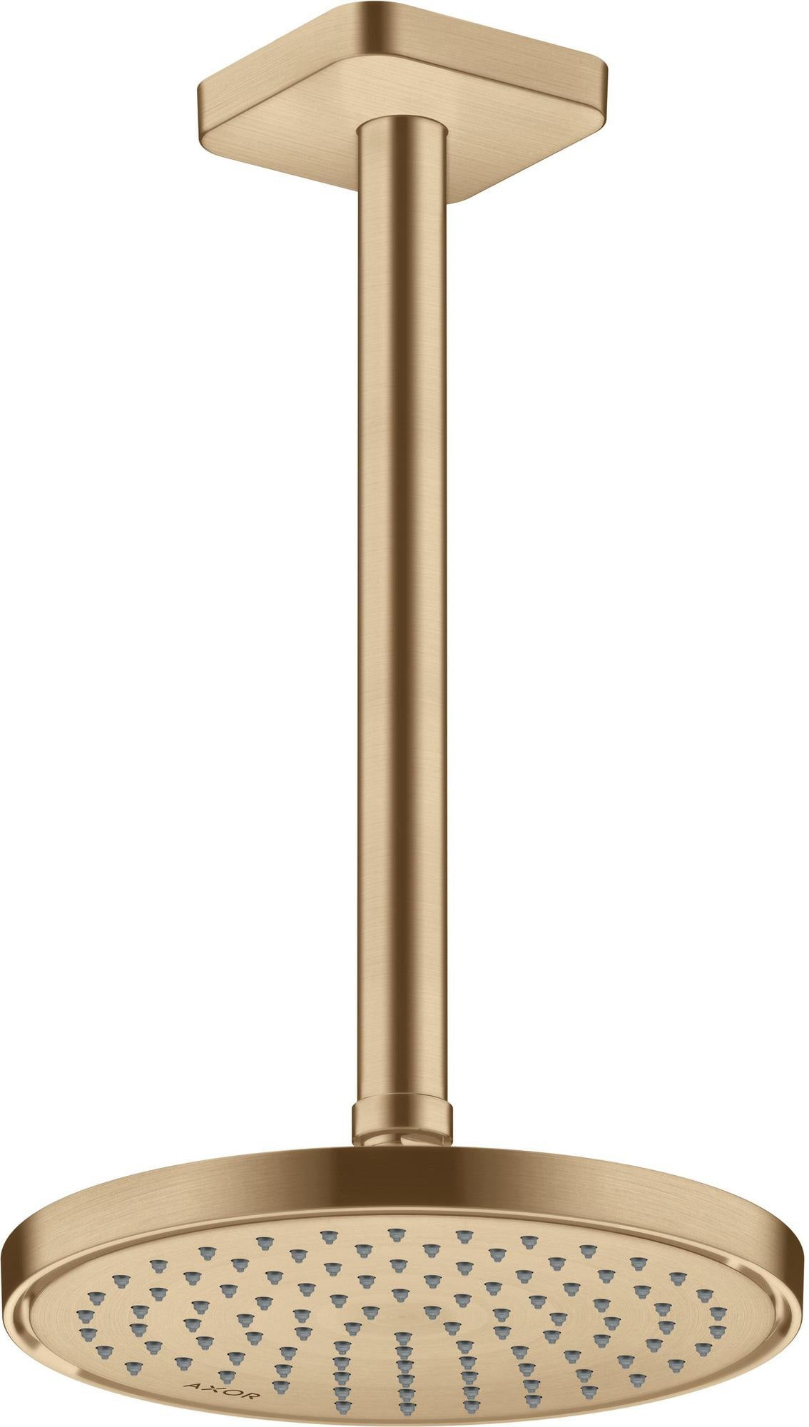 AXOR Kopfbrause 220 1jet EcoSmart Chrom – Rain-Duschkopf mit Antikalk, 220 mm, für Wand- und Deckenmontage