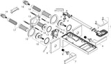 AXOR MYEDITION 3-Loch-Waschtischmischer mit Push-Open Ablaufgarnitur in Chrom