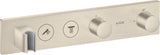 AXOR ShowerSolutions Thermostatmodul 460/90 Chrom – 2 Verbraucher, Select-Button