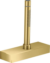 AXOR Edge Wannenrandset mit sBox und 2jet Handbrause in Chrom – thermostatisch, quadratisch