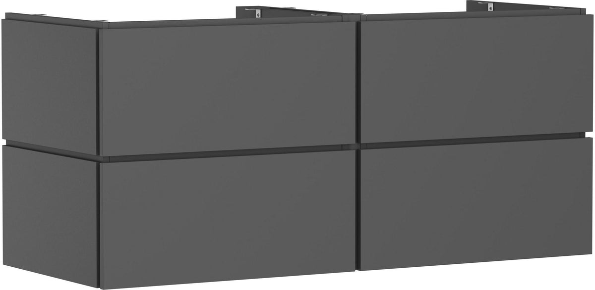 HANSGROHE Xilesa E Waschtischunterschrank 1375 mm – 4 Schubkästen, SoftClose, Wandmontage