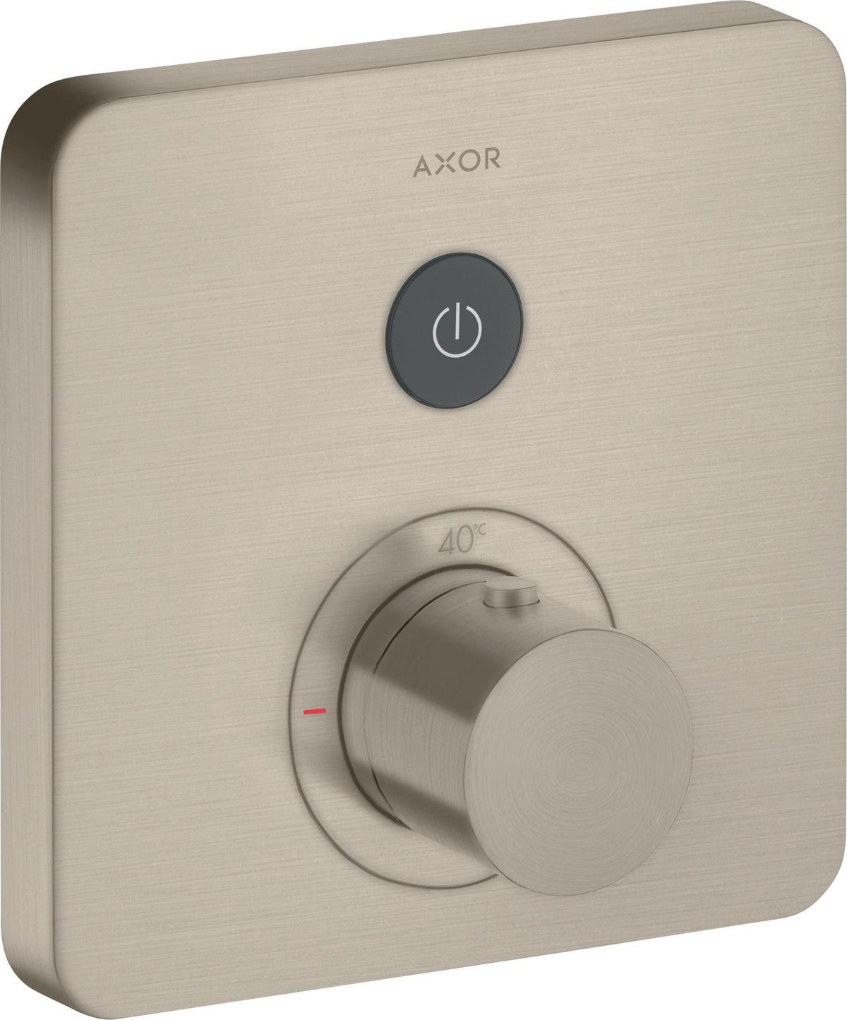 AXOR ShowerSelect Soft Thermostatbatterie für 1 Verbraucher – Unterputz, Chrom, Select-Button