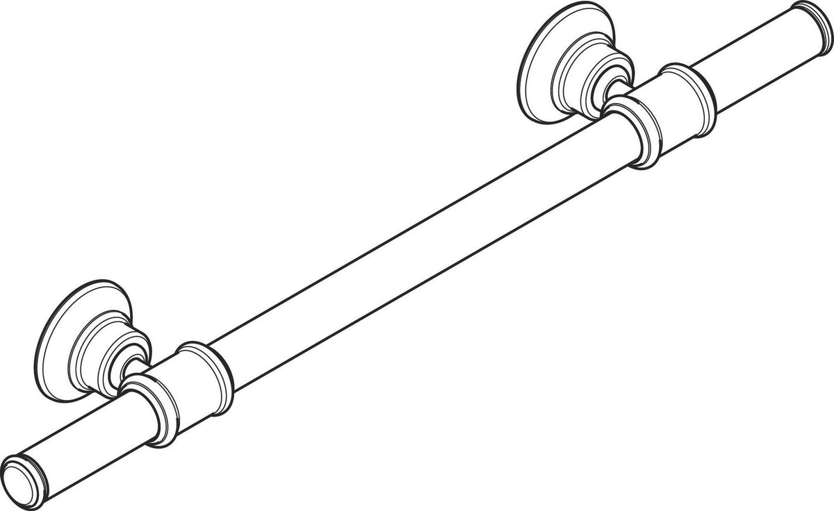 AXOR MONTREUX Haltestange 463 mm Wandmontage Metall Chrom – Hansgrohe