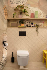 HANSGROHE Toilettenset WallStories mattschwarz – Wandmontage oder freistehend, inkl. Toilettenbürste