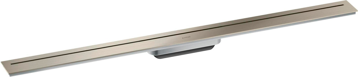 AXOR Drain Duschrinne Fertigset 1000 mm chrom – Designabdeckung, Dryphon, höhenverstellbar