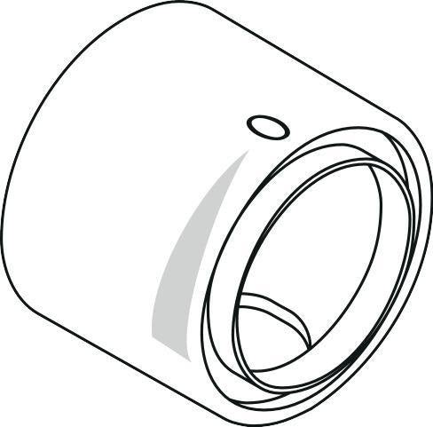 AXOR Fixfit Stop Hülse Chrom – Ersatzteil für Hansgrohe Armaturen