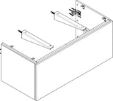 HANSGROHE Xilesa E Waschtischunterschrank 1180 mm mit SoftClose Schubkasten