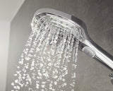Handbrause RAINDANCE SELECT E 120 3jet von HANSGROHE – 3 Strahlarten, EcoSmart, QuickClean