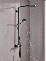 HANSGROHE Raindance Select S Showerpipe mit Thermostat Ecostat Comfort – 240 mm Kopfbrause, Chrom