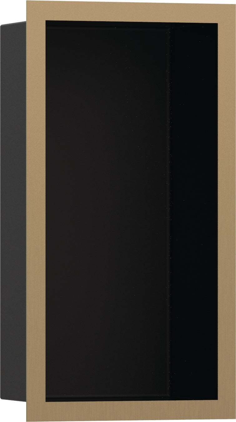 HANSGROHE XtraStoris Individual Wandnische 300x150x100 mm brushed bronze Designrahmen