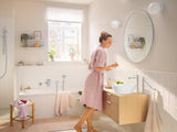 HANSGROHE Rebris S Fertigmontageset Wannenmischer Unterputz Chrom – 2 Verbraucher, Thermostat