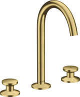 AXOR ONE Select 170 3-Loch-Waschtischarmatur mit Push-Open Ablaufgarnitur, Chrom