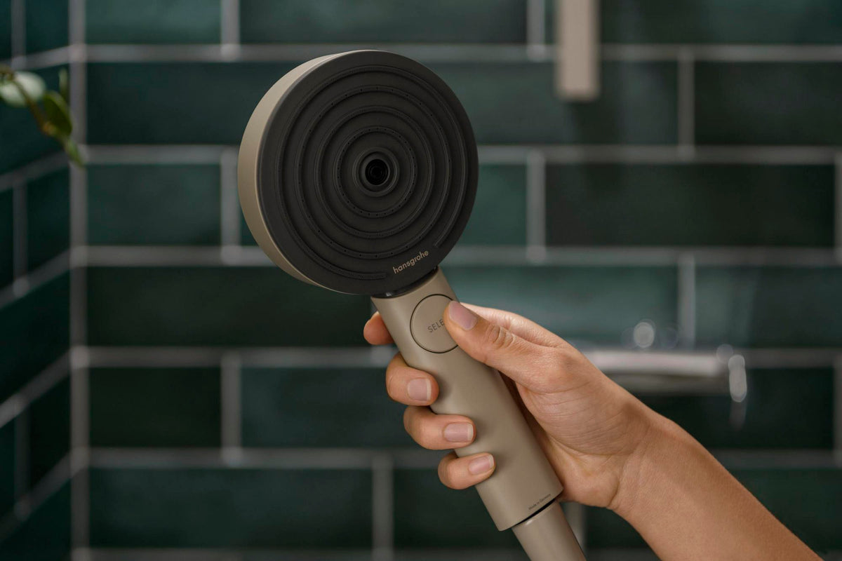 AXOR Pulsify Planet Edition 105 Handbrause mit 3 Strahlarten und Select-Taste