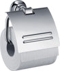 AXOR MONTREUX Papierrollenhalter Wandmontage Chrom – Metall, mit Deckel, verdeckte Befestigung