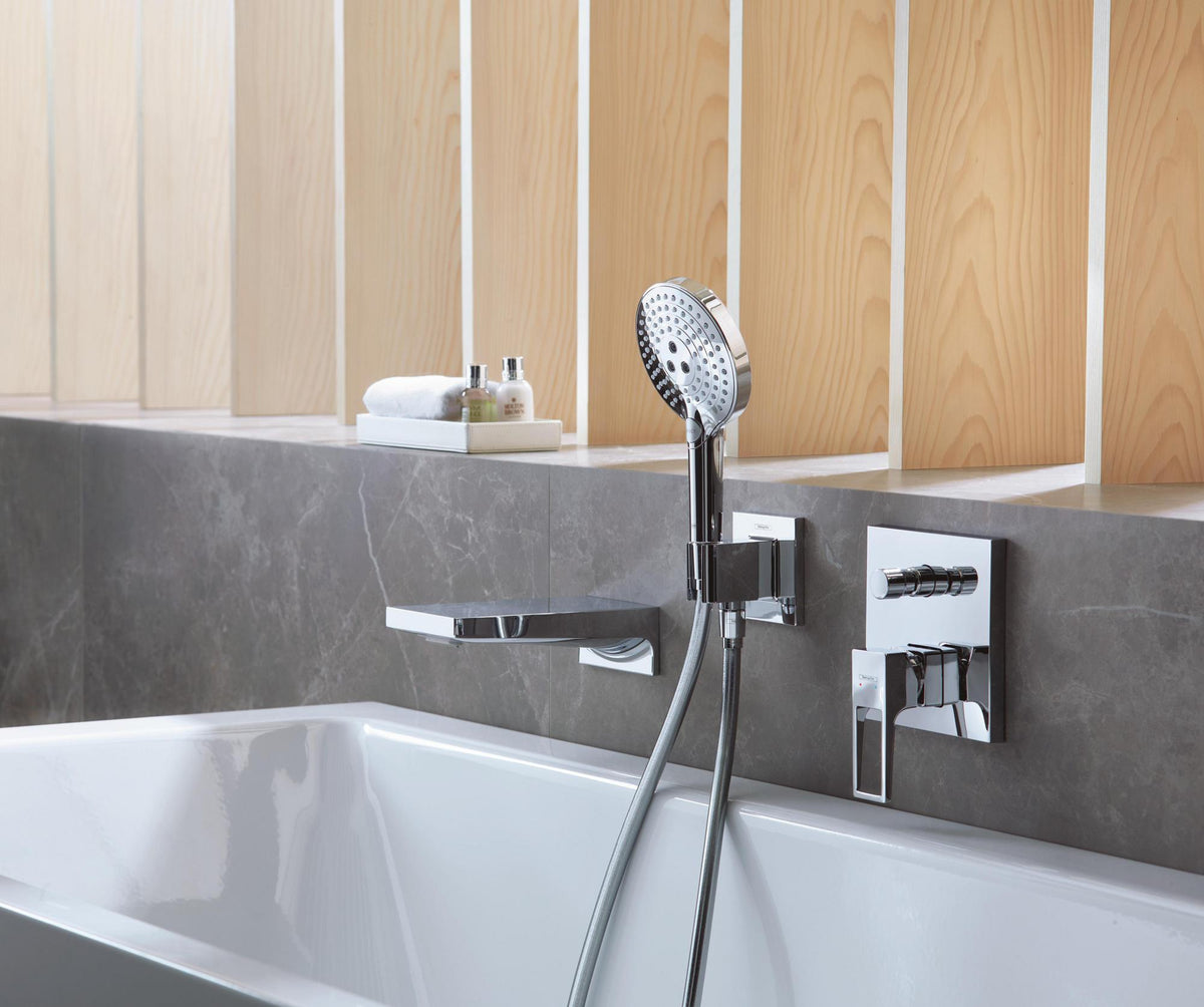 HANSGROHE Metropol Einhebel-Wannenmischer DN 15 Unterputz Chrom – 2 Verbraucher, Keramikmischsystem