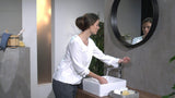 HANSGROHE Talis Select E Waschtischmischer 240 mit Zugstangen-Ablaufgarnitur, chrom