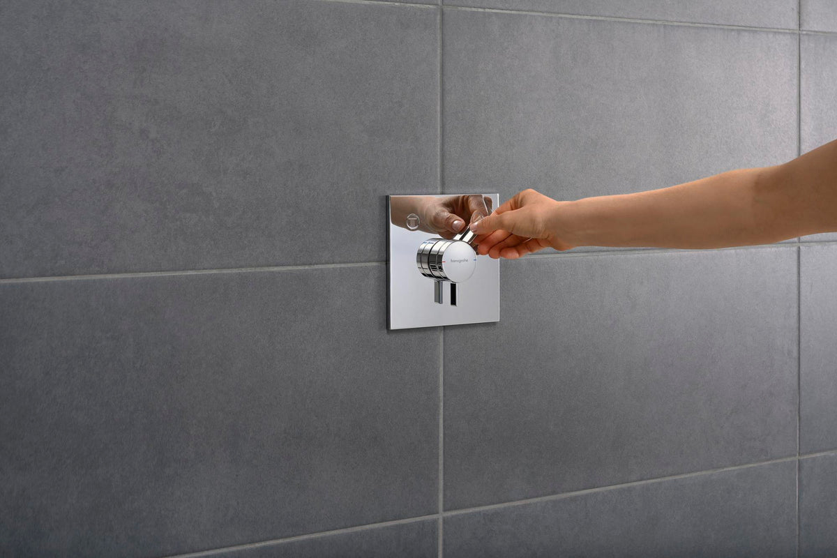HANSGROHE DuoTurn E Unterputz-Mischer 2 Verbraucher Chrom – Thermostat & Umsteller