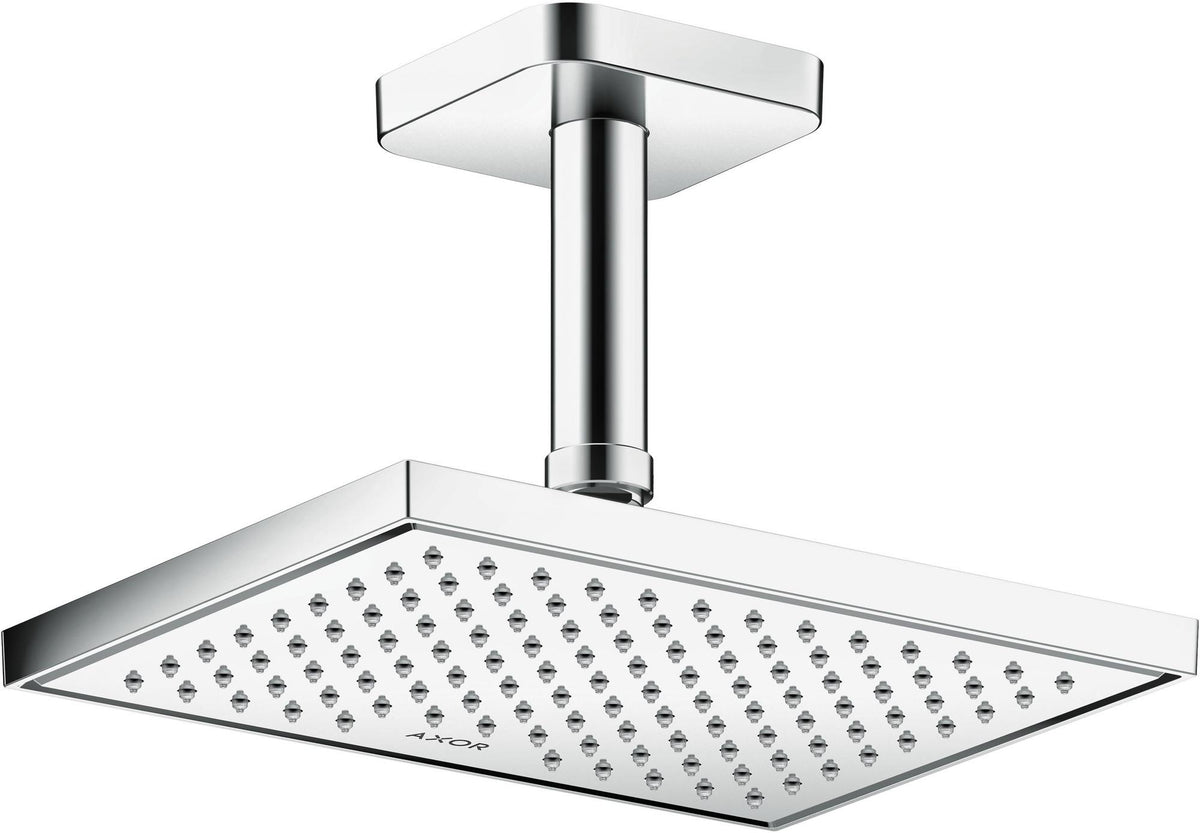 AXOR Kopfbrause 245 x 185 mm, 1 Jet, Chrom – Rain-Strahl für Wand- und Deckenmontage