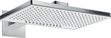 HANSGROHE Kopfbrause RAINMAKER S 460 2jet DN 15 – 466 x 300 mm, Rain & RainStream, EcoSmart 9 l/min, weiß/chrom