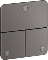 AXOR ShowerSelect ID Fertigmontageset Unterputz softsquare 3 Verbraucher Chrom – Select-Tasten