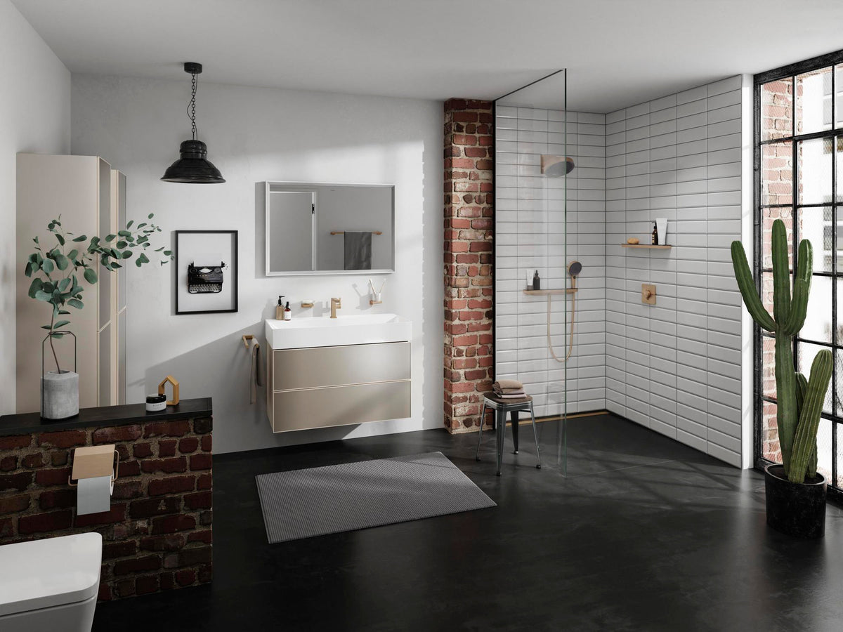 HANSGROHE Rainfinity 130 3jet EcoSmart Handbrause mit Select-Taste und PowderRain