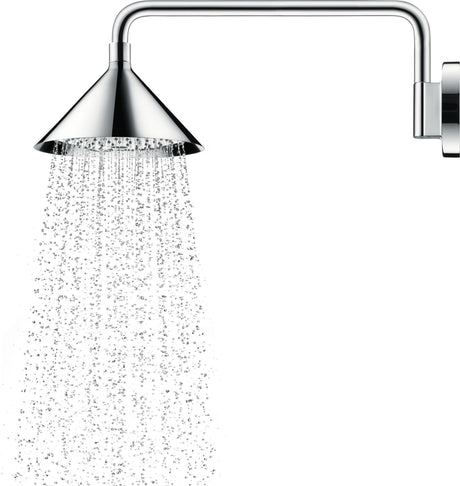 AXOR Kopfbrause 240 2jet von Hansgrohe – 279 mm, Chrom, 2 Strahlarten, Wandmontage
